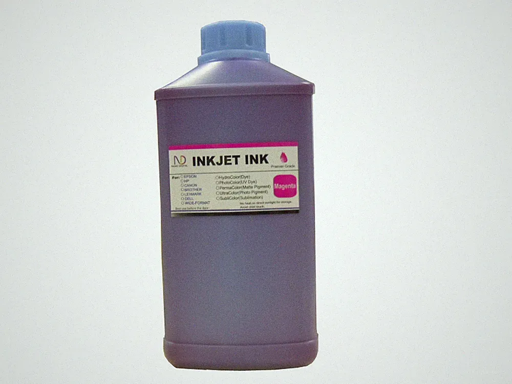 1 Liter ND® Magenta Dye Refill Ink for Refillable ink Cartridge