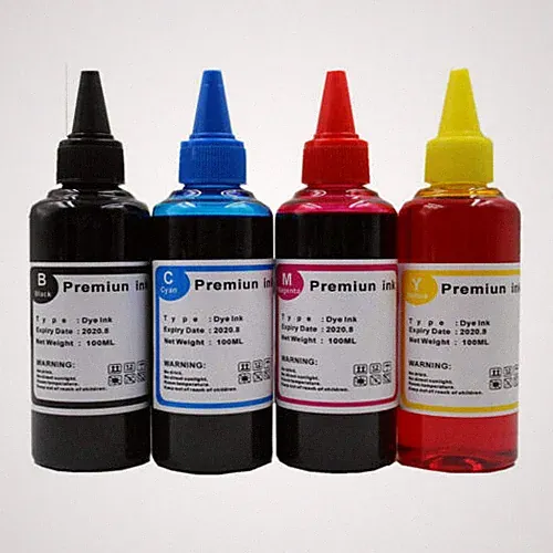 BLACK CYAN MAGENTA YELLOW INKJET PRINTER REFILL INK 400ML QUALITY DYE BASED