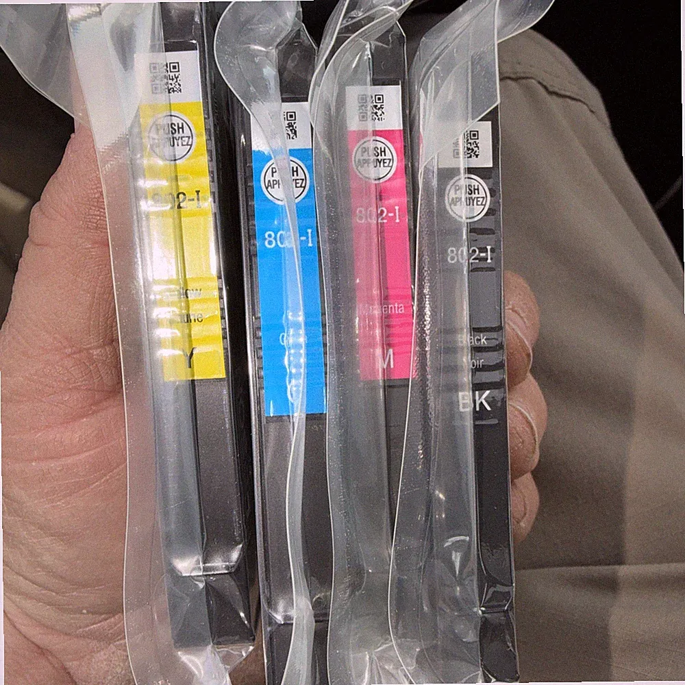 EPSON GENUINE 802 BLACK & 802 COLOR INK Small 4-pack