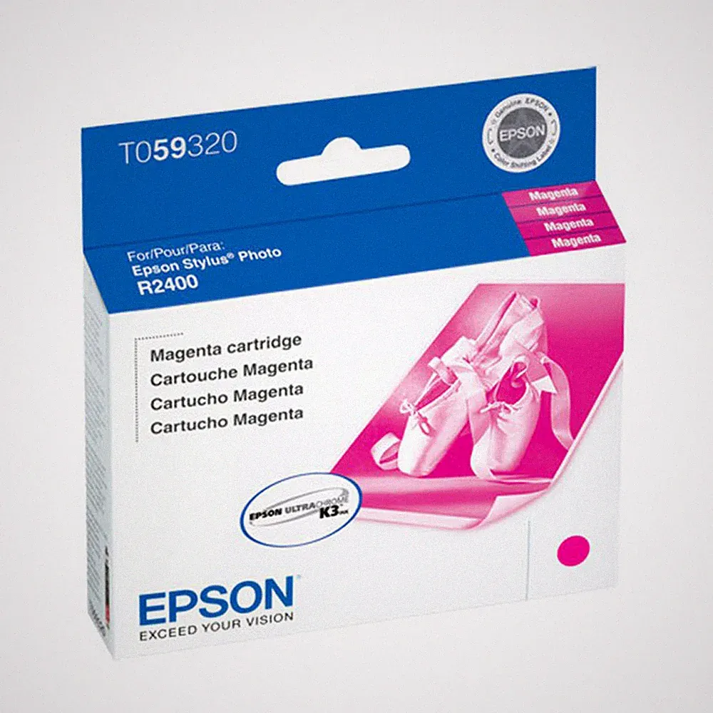 Genuine Epson 59 T0593 Magenta Ink Cartridge for Stylus Photo R2400